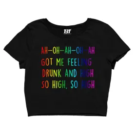 Coldplay Crop Top - Hymn For The Weekend