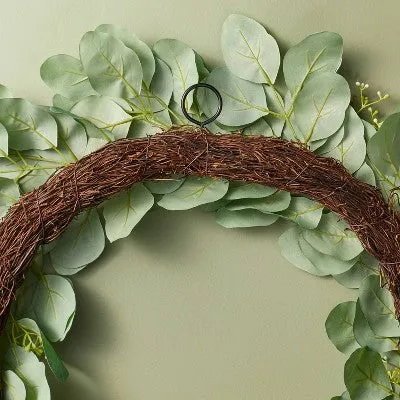 26" Faux Seeded Eucalyptus Wreath - Hearth & Hand with Magnolia