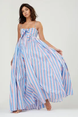 Acacia Dress Multi Stripe