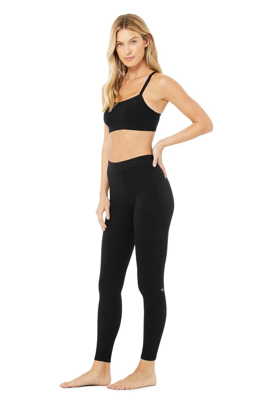 Alosoft Gratitude Bra & High-Waist Alosoft Flow Legging Set