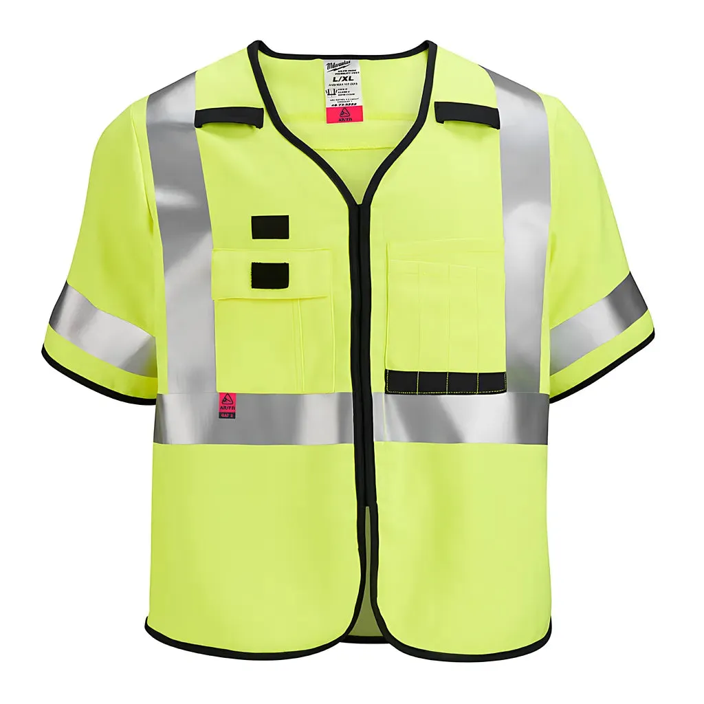 AR/FR Cat. 1 Class 3 High Visibility Yellow Safety Vest - 2XL/3XL