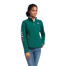 Ariat Women's Mexico Classic Team Softshell Verde Jacket