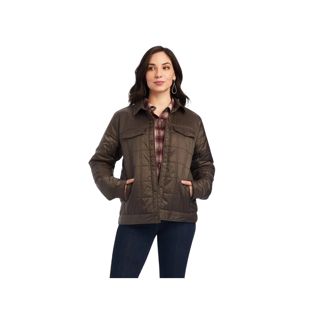 Ariat Women's Puffer Trucker Insulated Banyan Bark Jacket