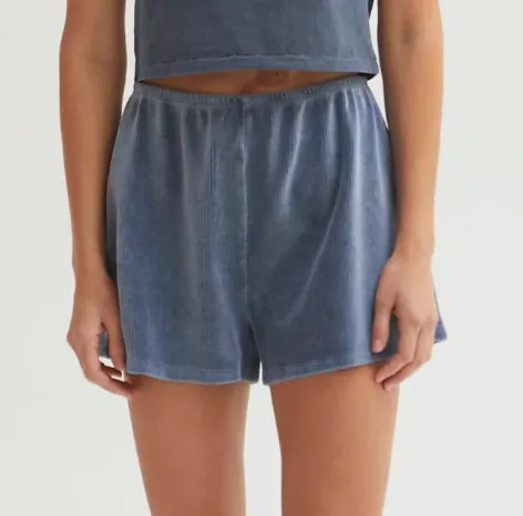 Asher Noa Velour Shorts