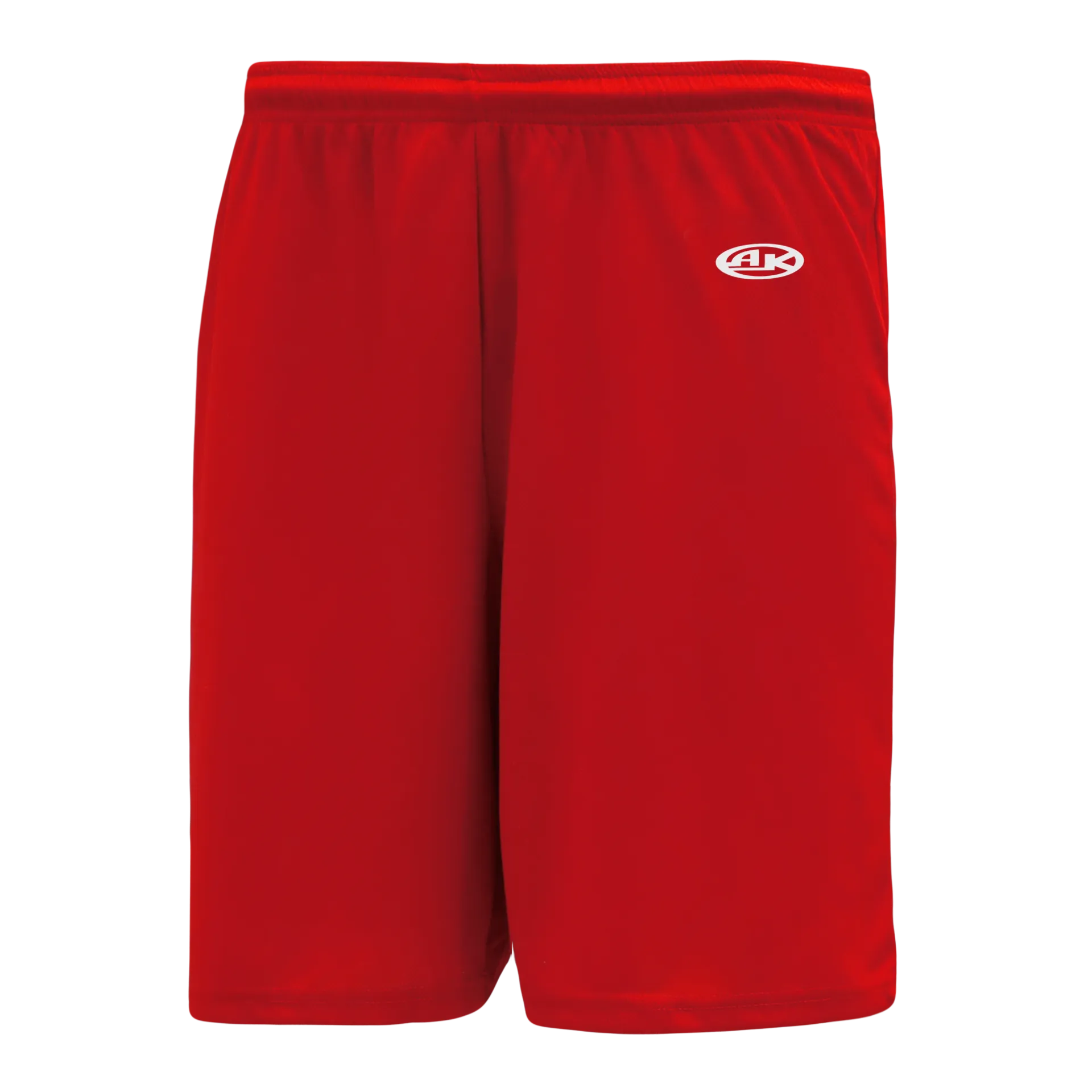 Athletic Knit (AK) BS1700M-005 Mens Red Basketball Shorts