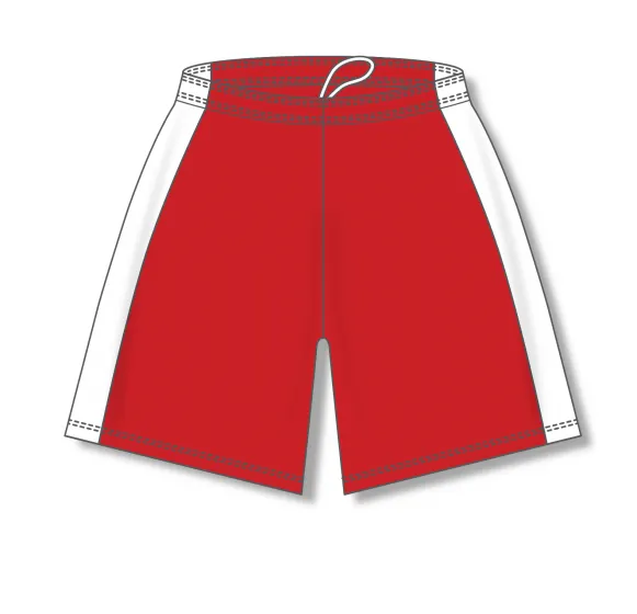 Athletic Knit (AK) BS9145L-208 Ladies Red/White Pro Basketball Shorts