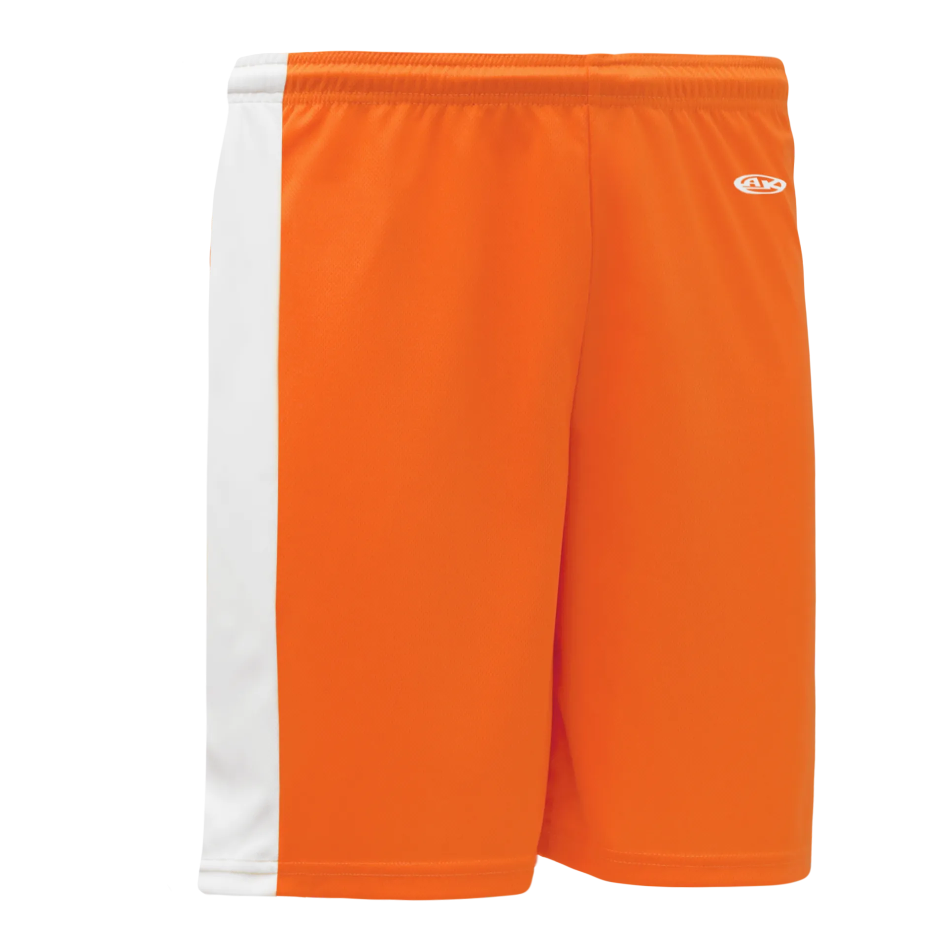 Athletic Knit (AK) BS9145L-238 Ladies Orange/White Pro Basketball Shorts