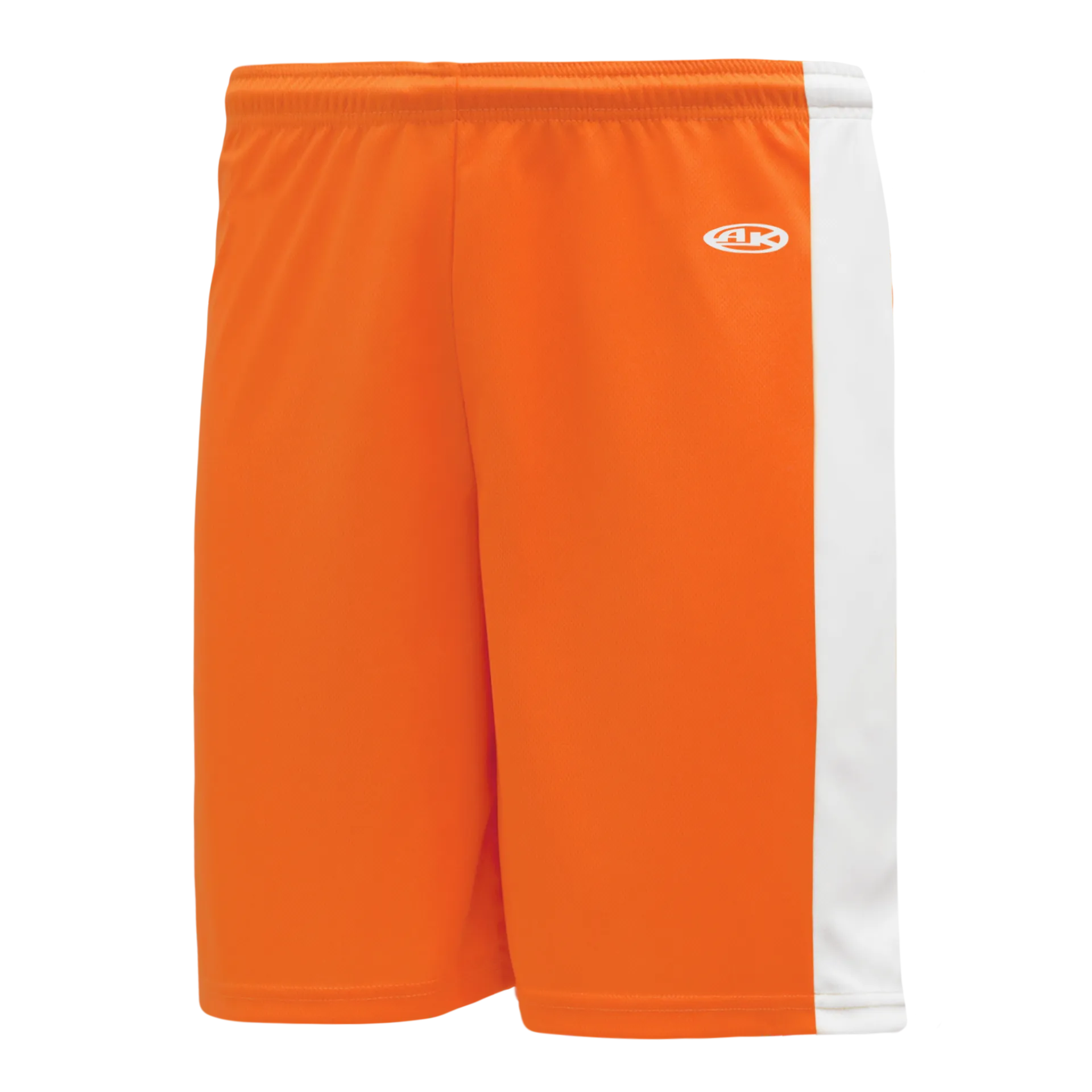 Athletic Knit (AK) BS9145L-238 Ladies Orange/White Pro Basketball Shorts