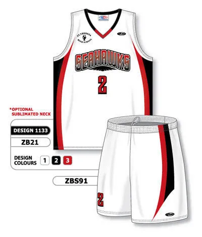 Athletic Knit Custom Sublimated Matching Basketball Uniform Set Design 1133