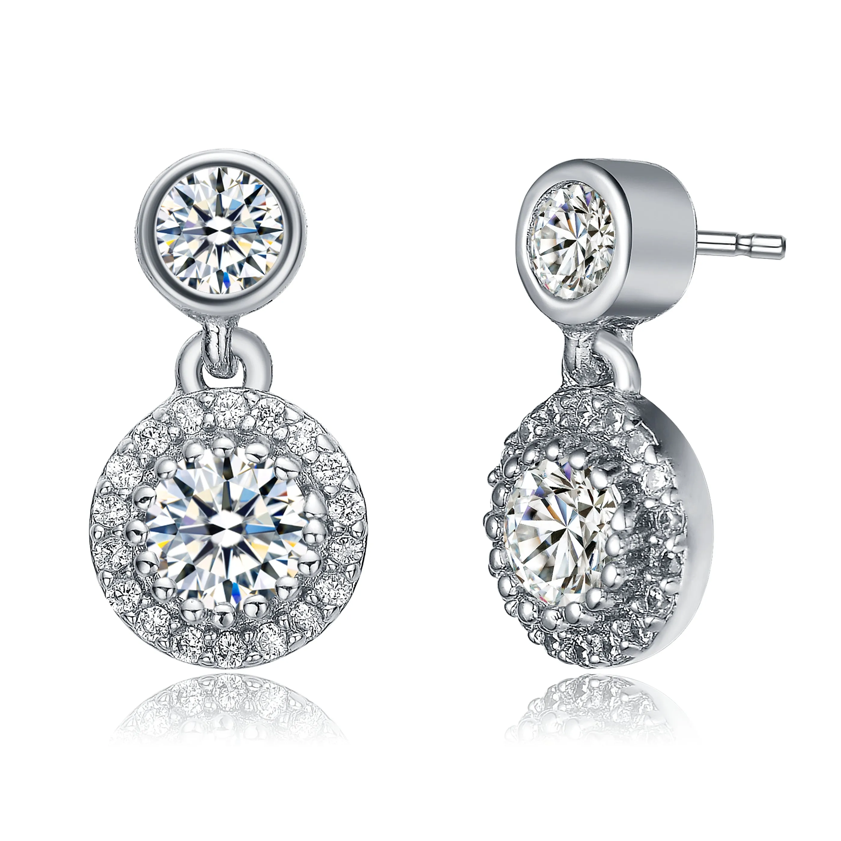 Audrey Solitaire Earrings