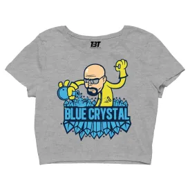 Breaking Bad Crop Top - Blue Crystal