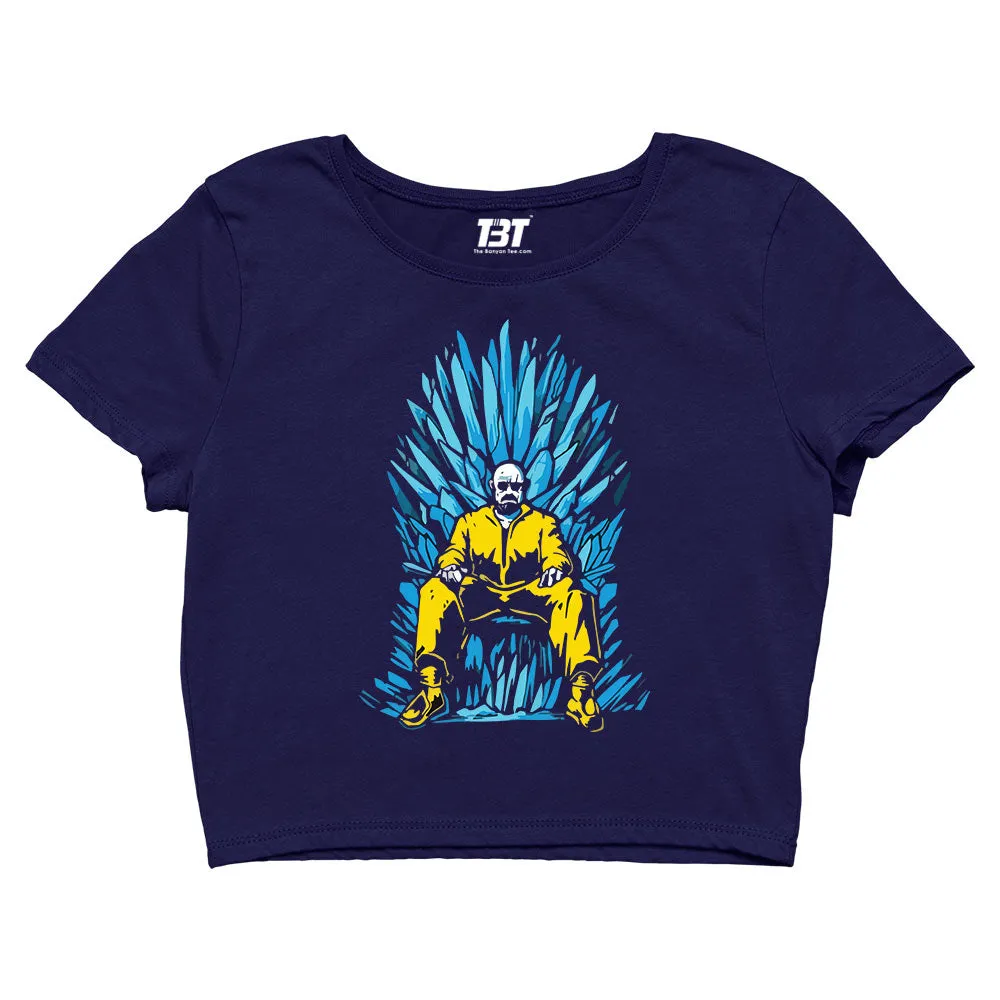 Breaking Bad Crop Top - The Blue Crystal Throne