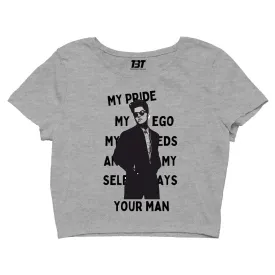 Bruno Mars Crop Top - When I Was Your Man