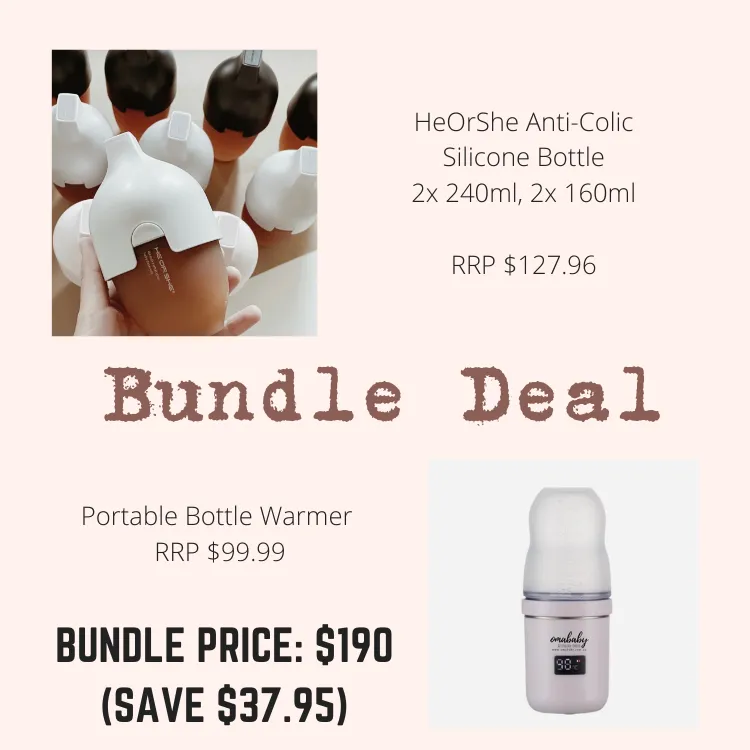 Bundle Deals: Portable Bottle Warmer   HeorShe Baby Bottles