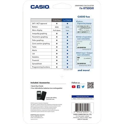 Casio FX-9750 Graphing Calculator