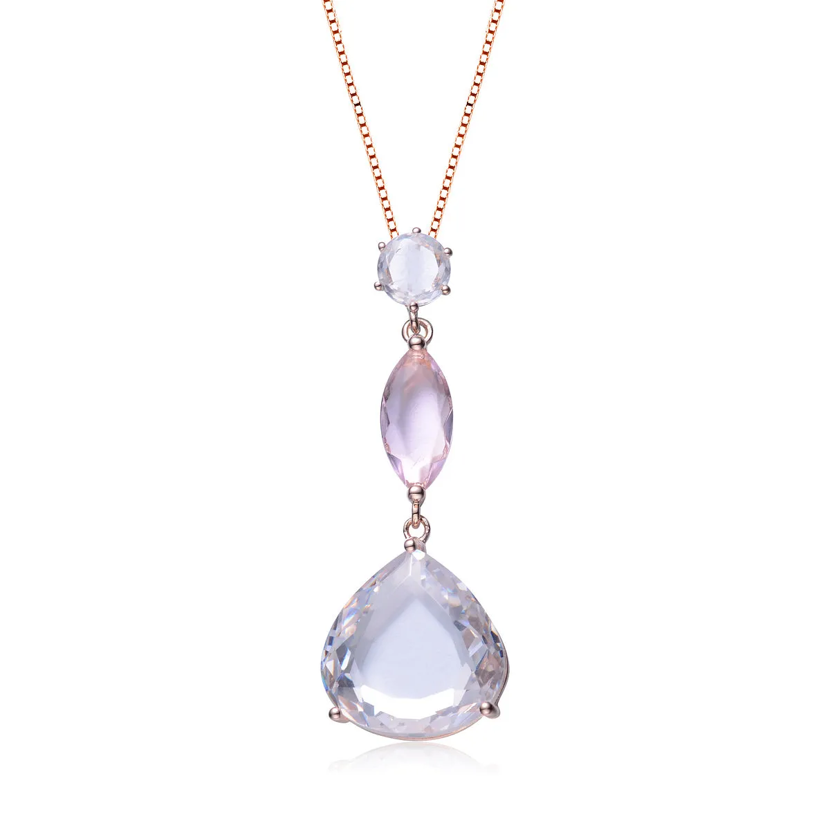 Chloé Pink Champagne Drop Pendant