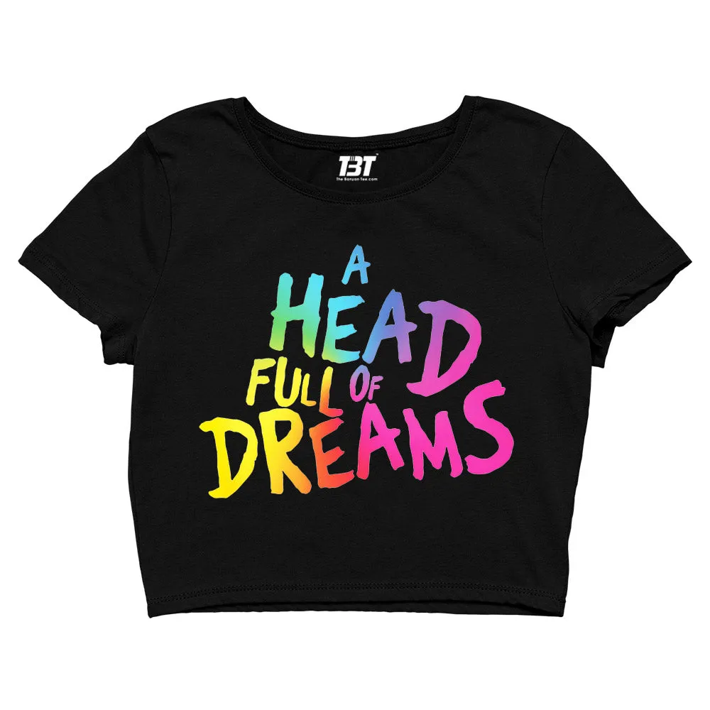 Coldplay Crop Top - A Head Full Of Dreams