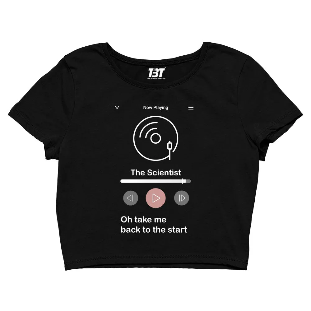 Coldplay Crop Top - The Scientist