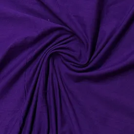 Dark Purple Cotton/Spandex Jersey Fabric - 200 GSM