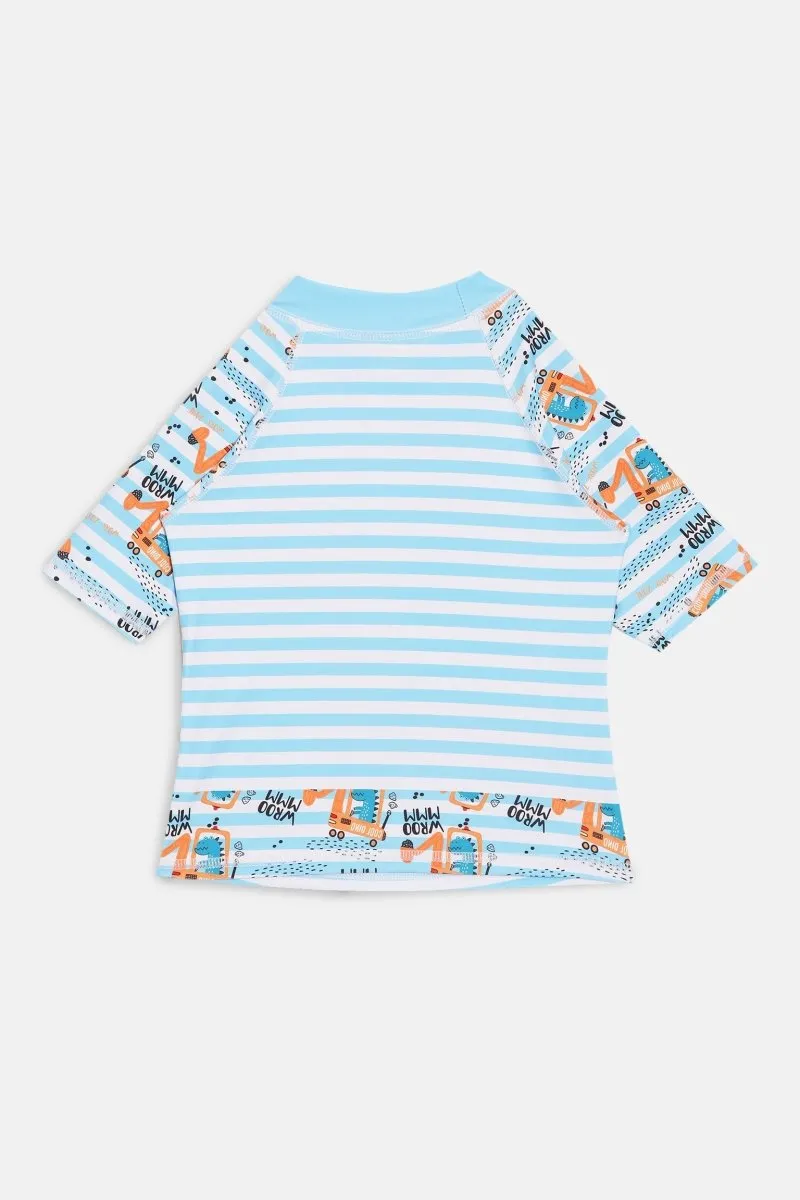 Digger Dino Boys T-shirt And Short Swim Set