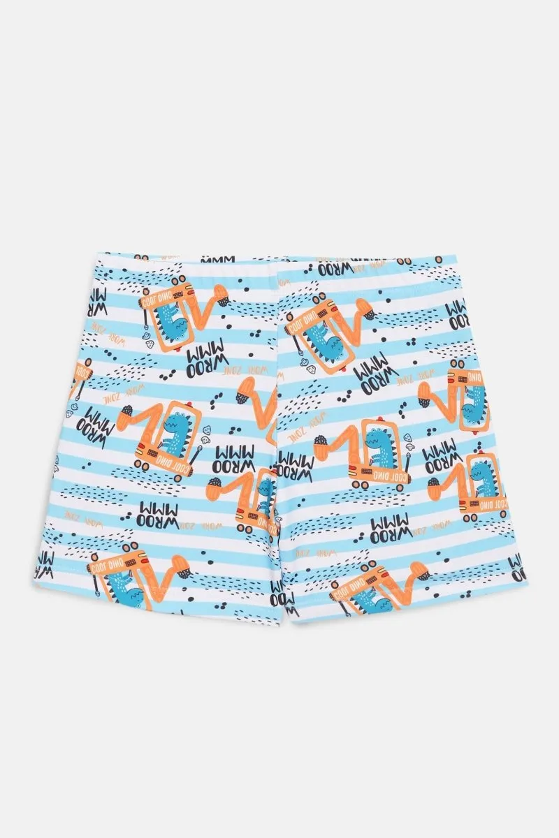 Digger Dino Boys T-shirt And Short Swim Set