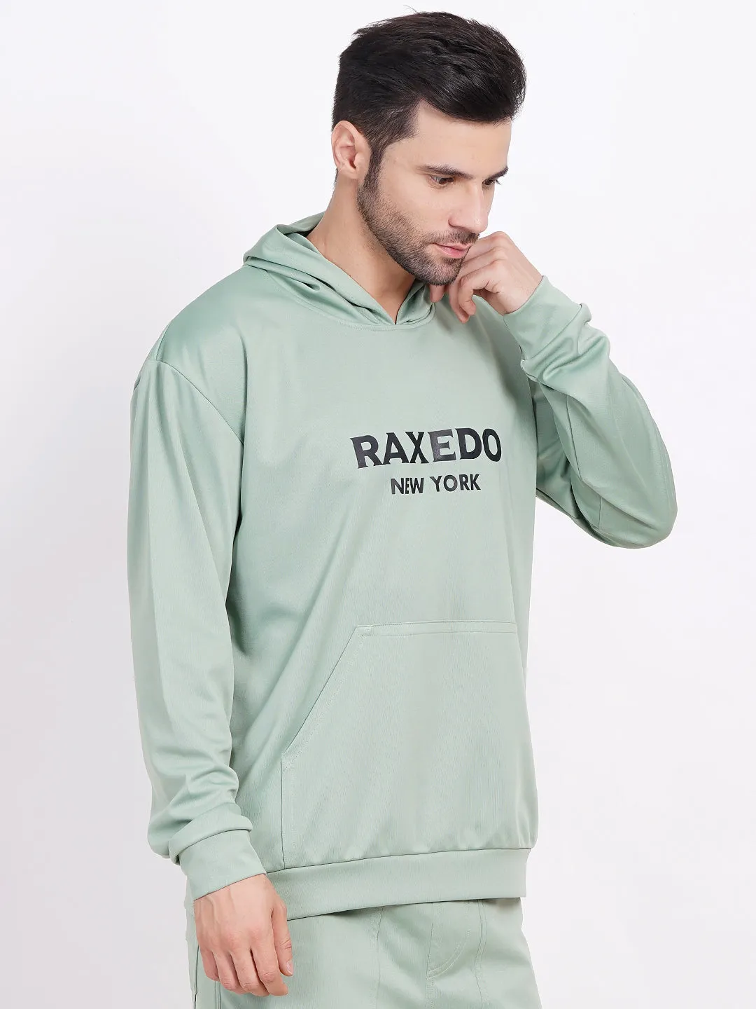 drop shoulder hoodie mens - oversized