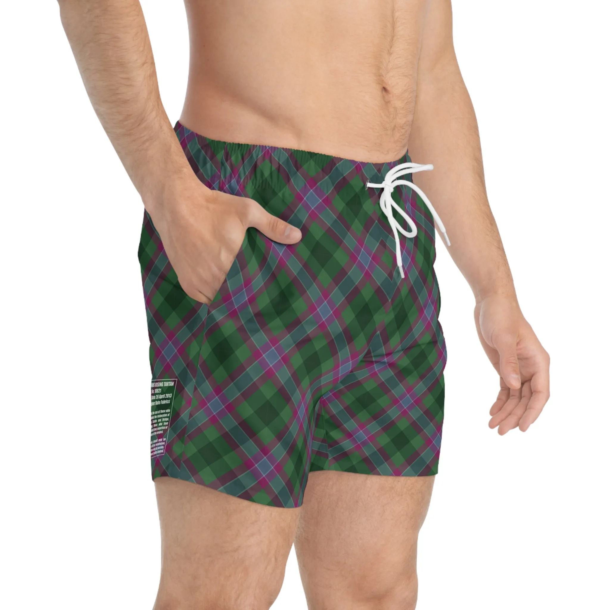 Dunans Rising Tartan Swim Trunks