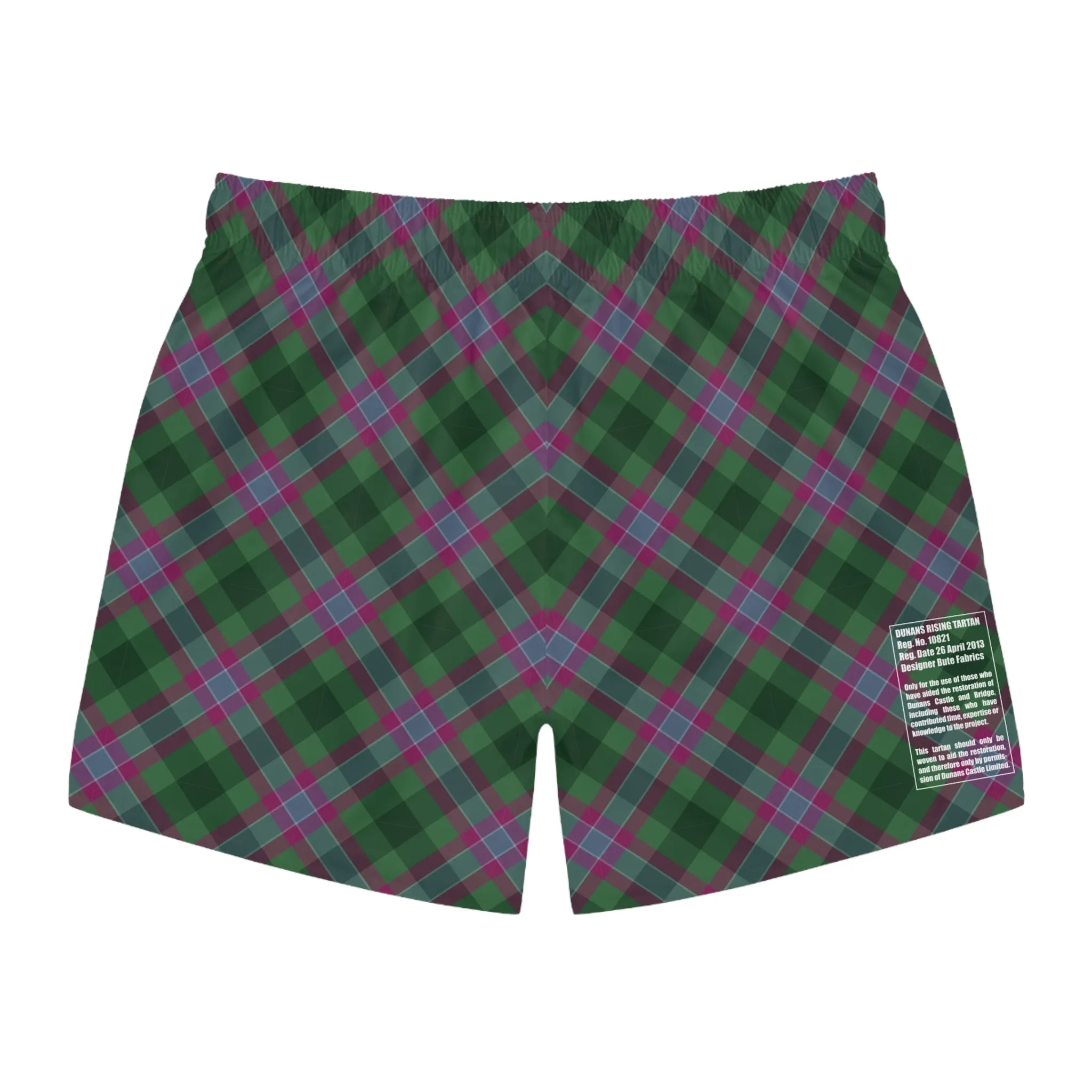 Dunans Rising Tartan Swim Trunks