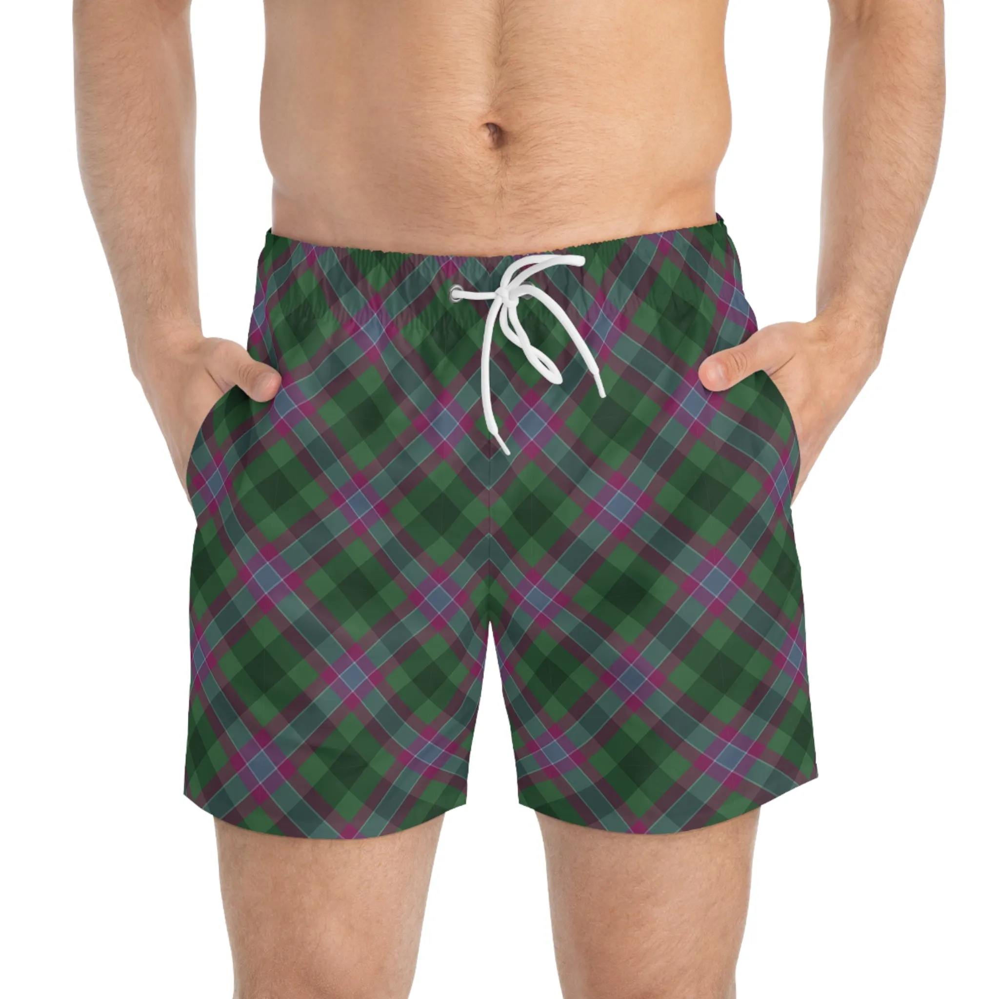 Dunans Rising Tartan Swim Trunks