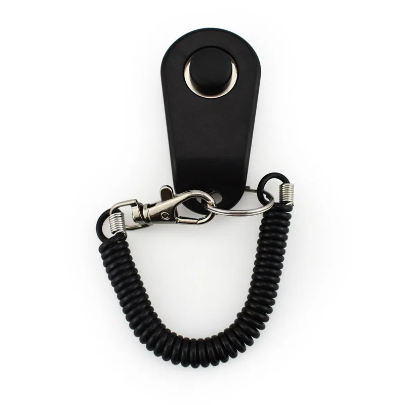 Effortless Pet Training Clicker with Wrist Strap for Dog and Cat