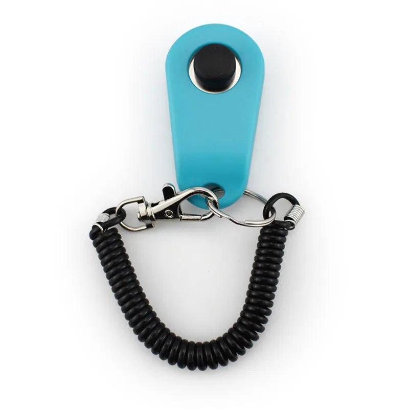 Effortless Pet Training Clicker with Wrist Strap for Dog and Cat