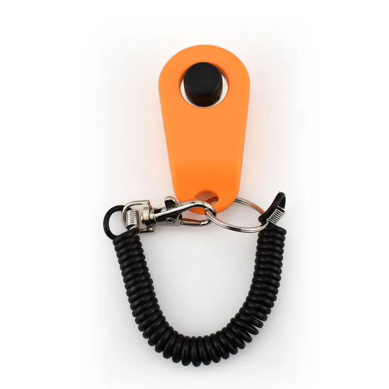 Effortless Pet Training Clicker with Wrist Strap for Dog and Cat