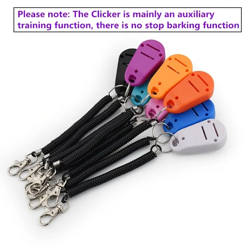 Effortless Pet Training Clicker with Wrist Strap for Dog and Cat