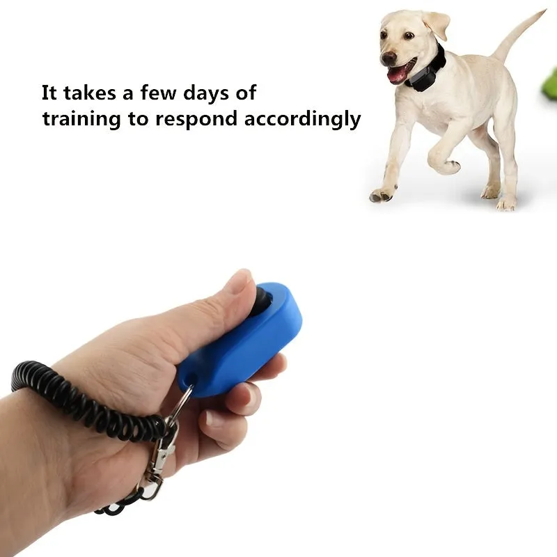 Effortless Pet Training Clicker with Wrist Strap for Dog and Cat