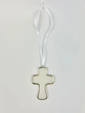 Encanto Athens Cream Cross Ornament