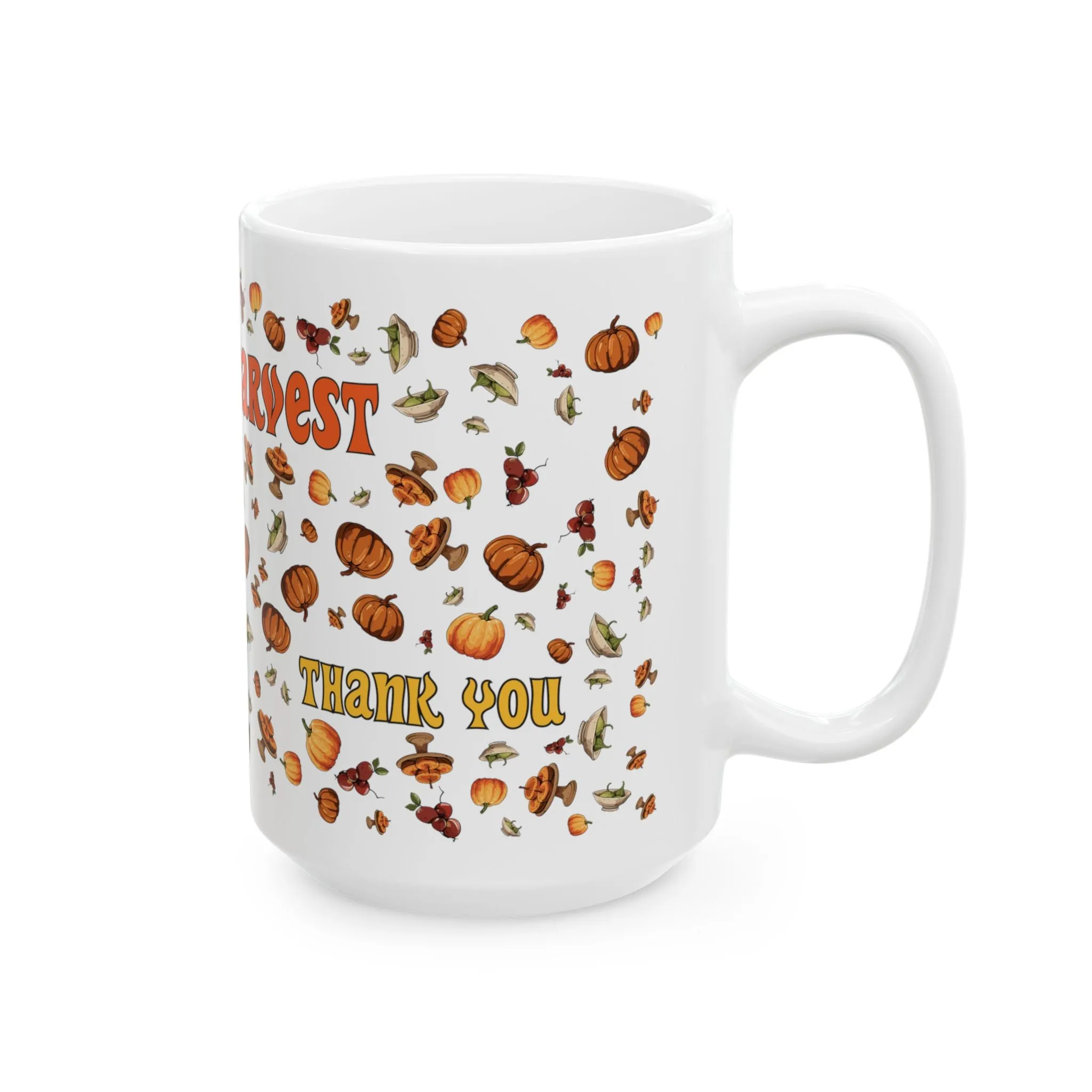 Fall Coffee Mug, Autumn Mug, Pumpkin Mug, Thank You Mug, Fall Decor Mug, Autumn Decor Mug, Thanksgiving Gifts, Thanksgiving Mug