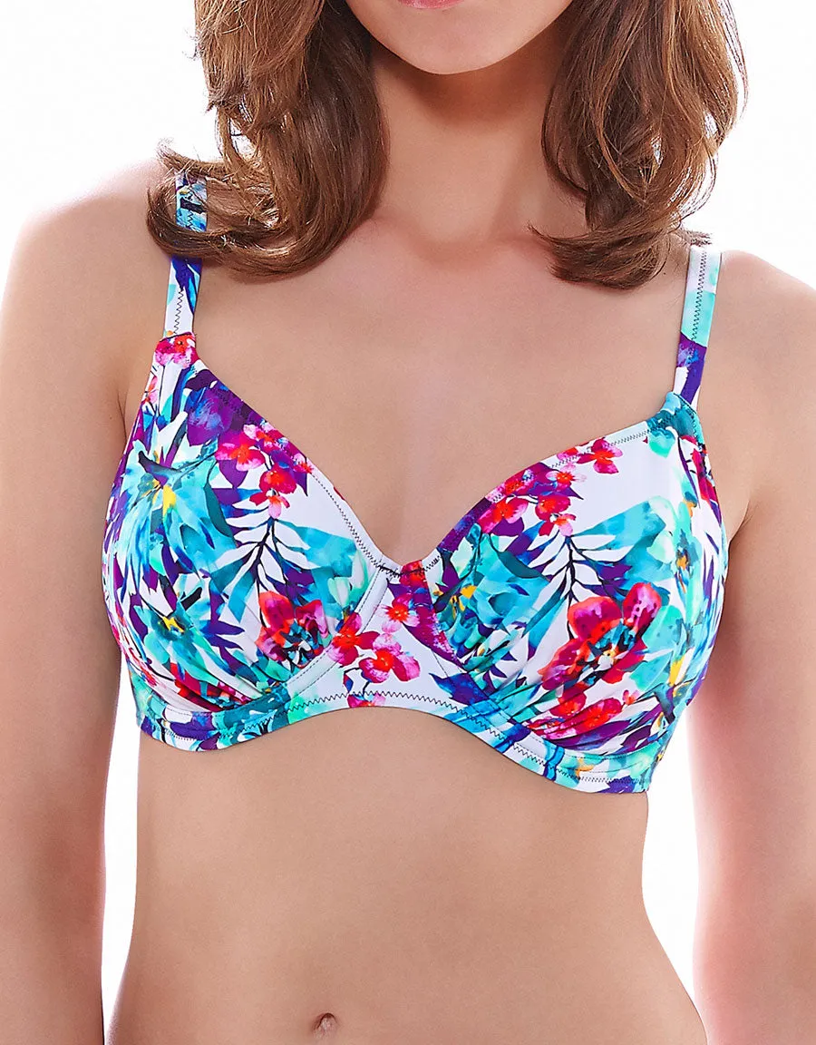 Fantasie Sardinia Underwire Gathered Full Cup Bikini Top, Multi