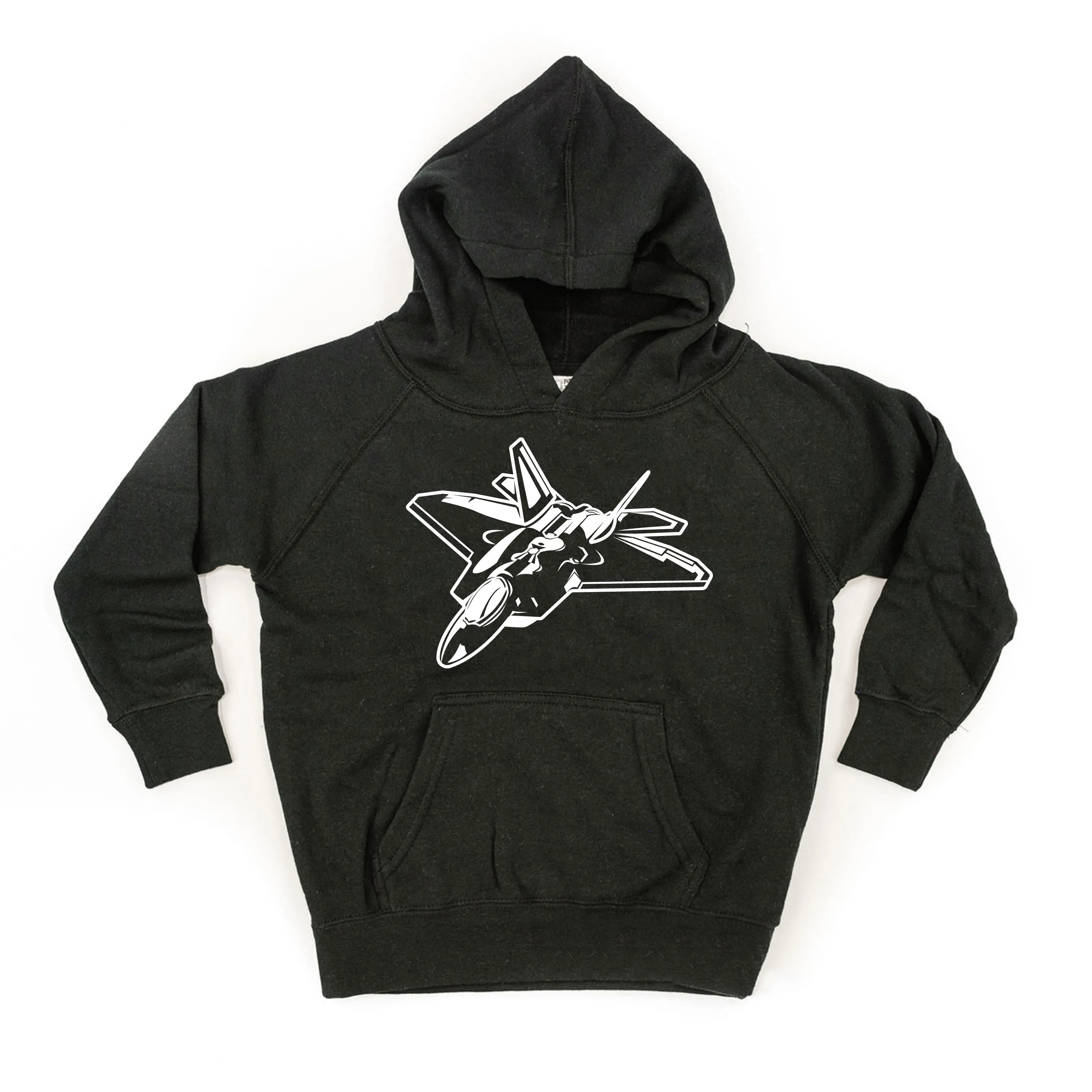 FIGHTER JET - Minimalist Design - Child Hoodie