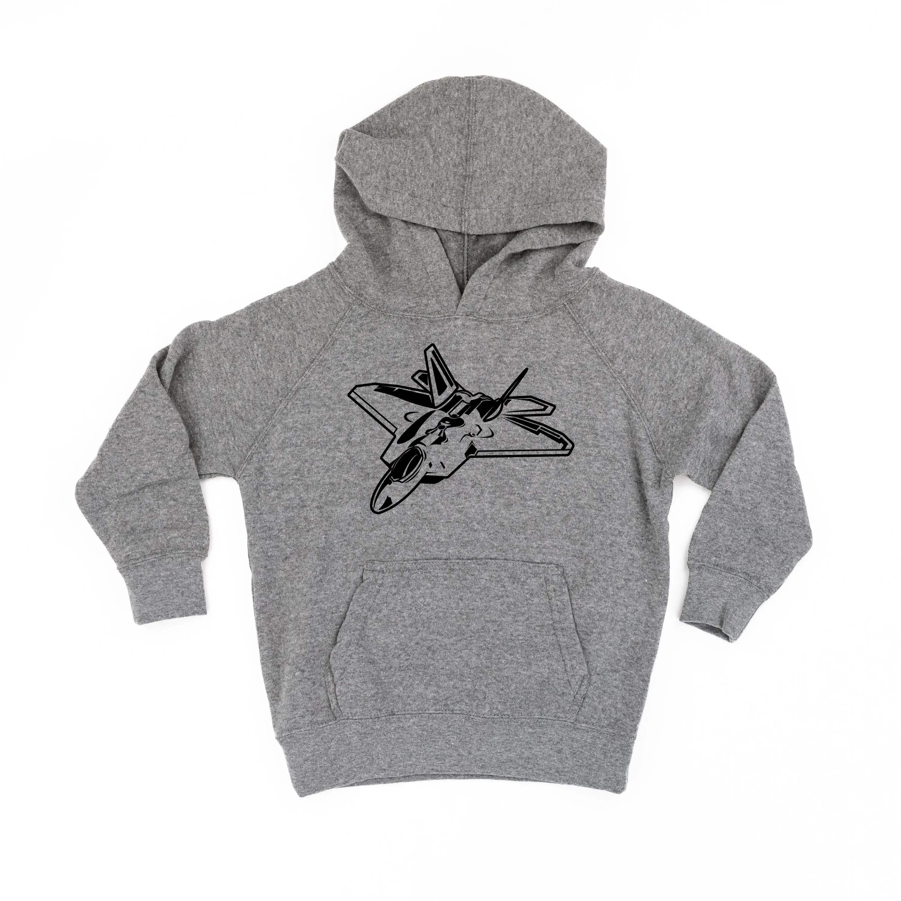 FIGHTER JET - Minimalist Design - Child Hoodie