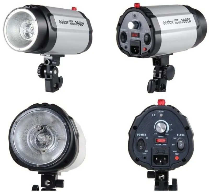 Godox 600W (2x 300W) Studio Flash Strobe Lighting Kit