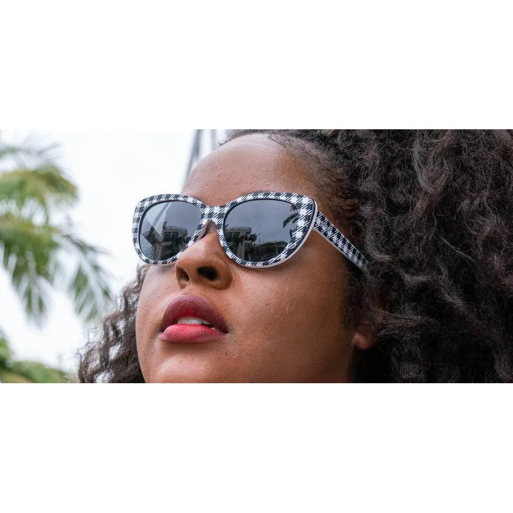 Goodr Runways Sports Sunglasses - Gingham Is Sooo Last Season