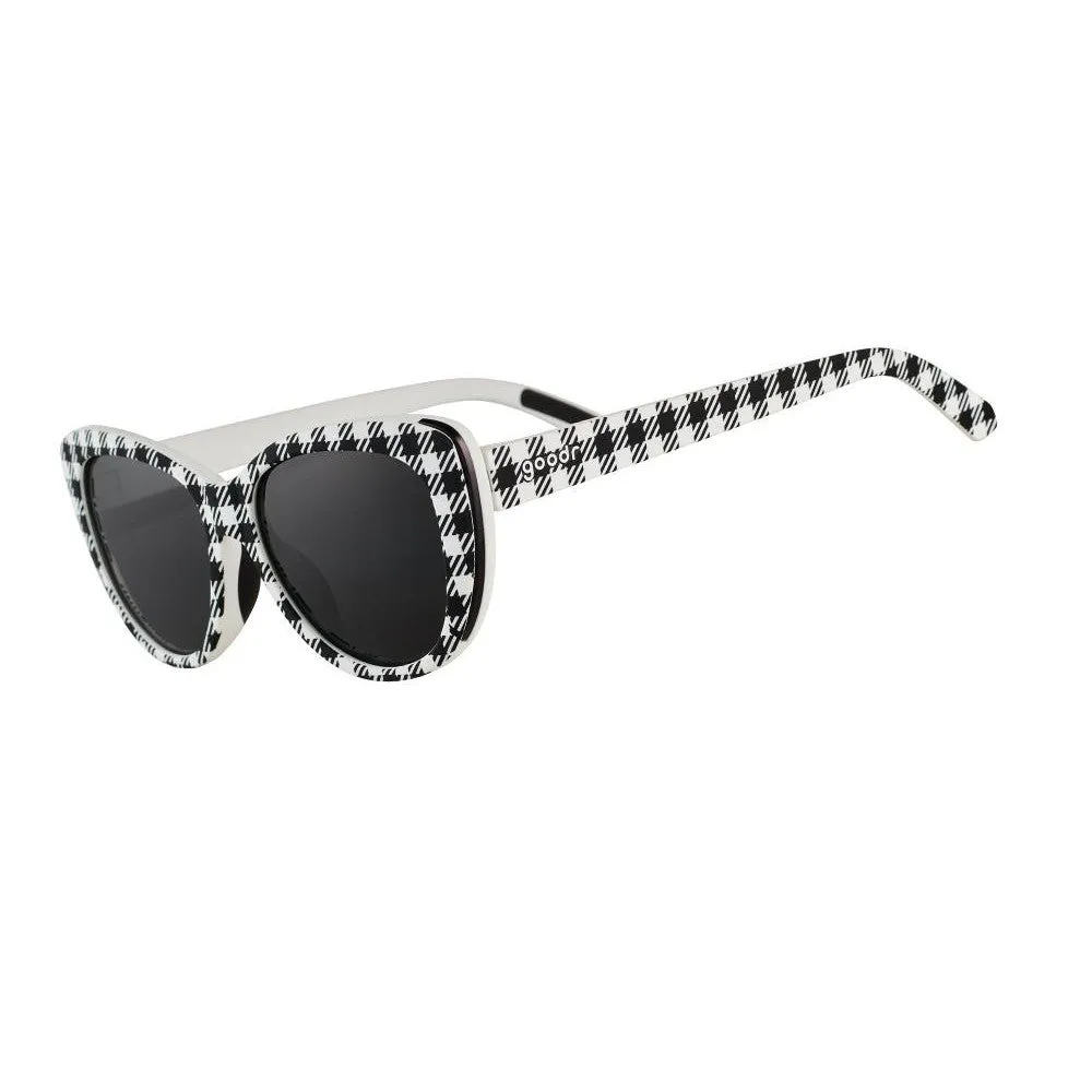 Goodr Runways Sports Sunglasses - Gingham Is Sooo Last Season