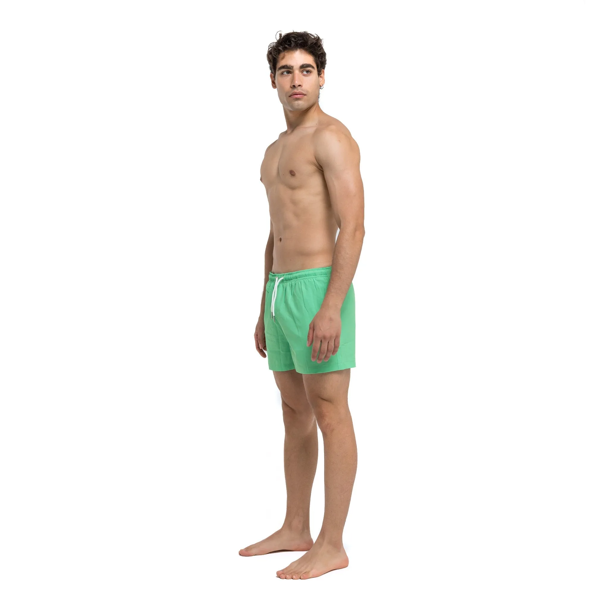 Green Blue Pocket - 3.5" Swim Trunks