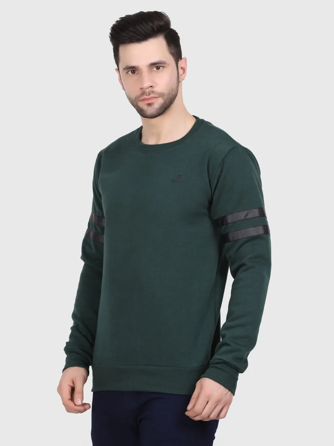 green sweatshirt mens - Regular FIT