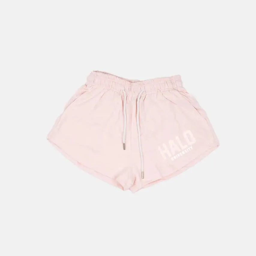 Halo Effect University Sweat Shorts - Marshmallow Pink (Women's)