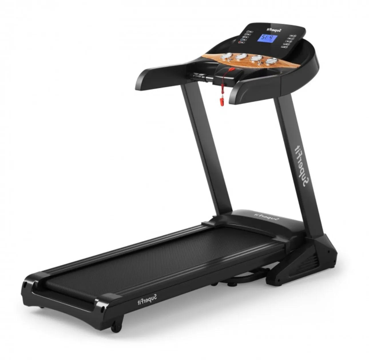 Heavy Duty Powerful 3.75Hp Quiet Motor Electric Folding Treadmill With Automatic Incline 16 Training Programs | App Control | Shock Absorber