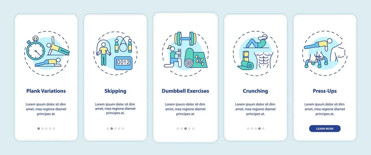 Home fitness concepts bundle