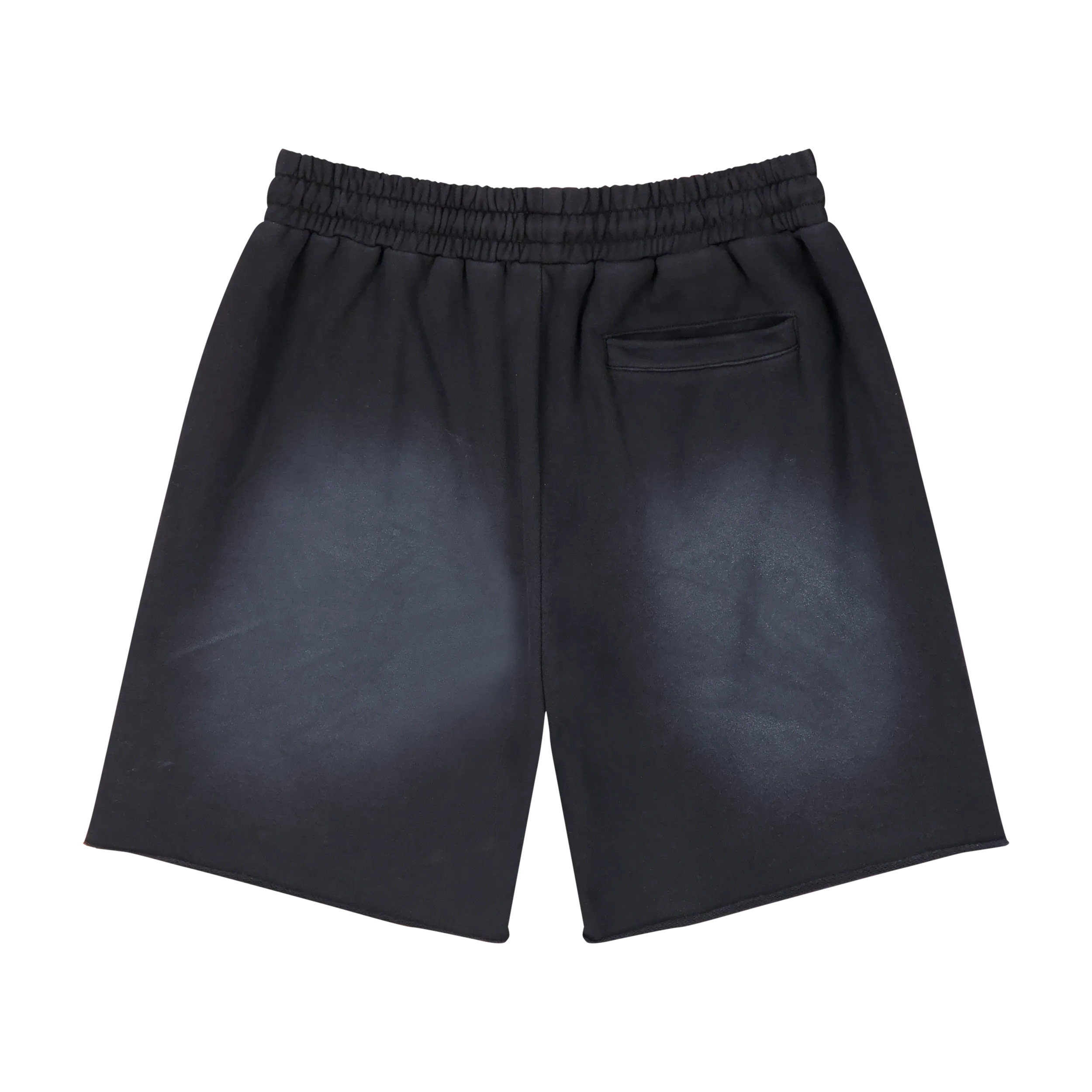 Horsepower French Terry Patched Out Shorts Black