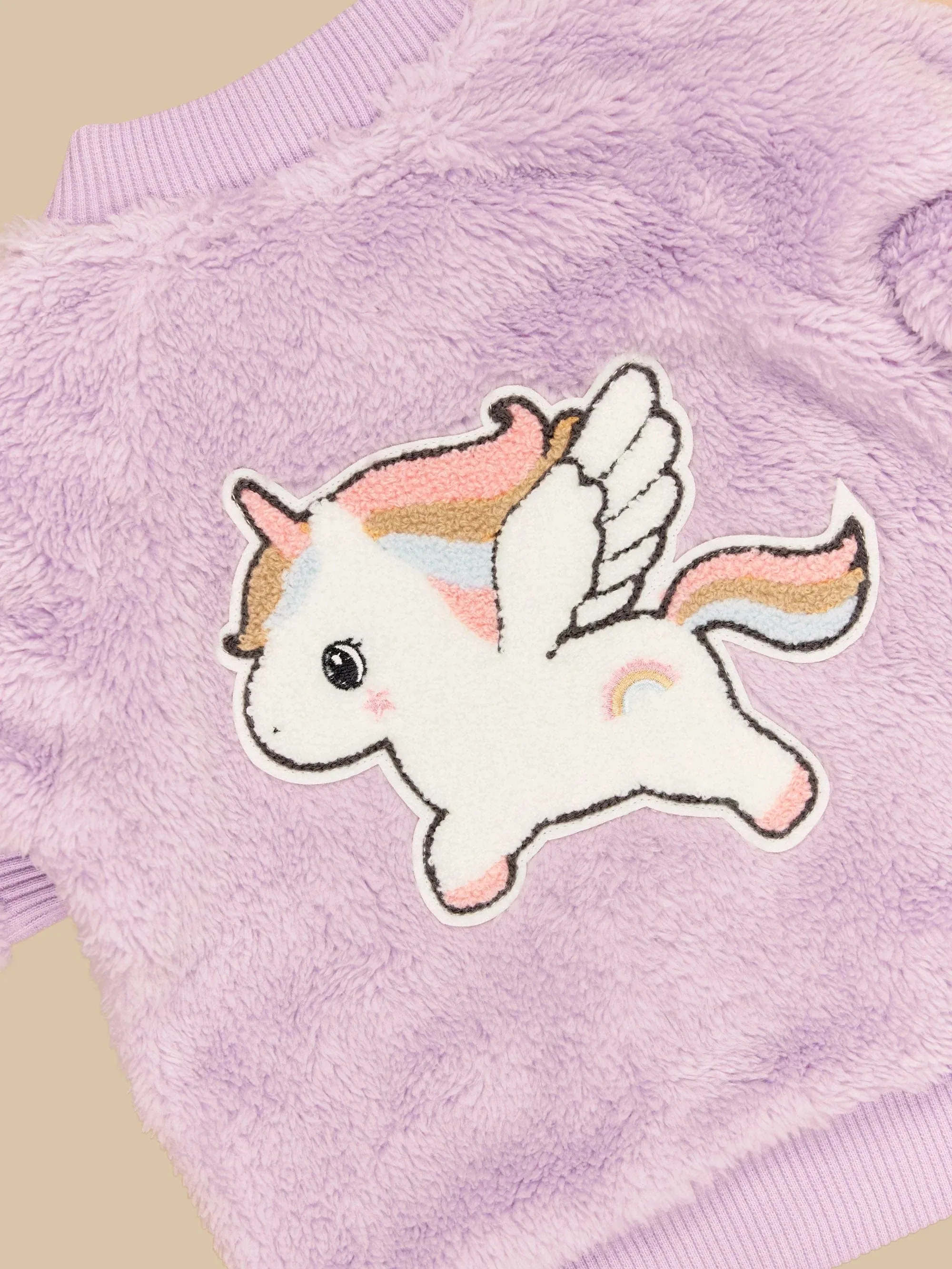 Huxbaby Magical Unicorn Fur Jacket