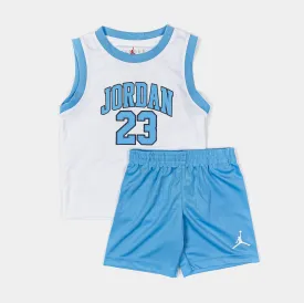 Jordan 23 Shorts Preschool Set (Blue/White)